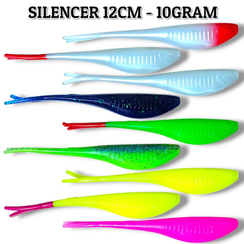 ECERAN/1PCS UMPAN SILENCER JANCO UKURAN 12CM. UMPAN CASTING TOMAN