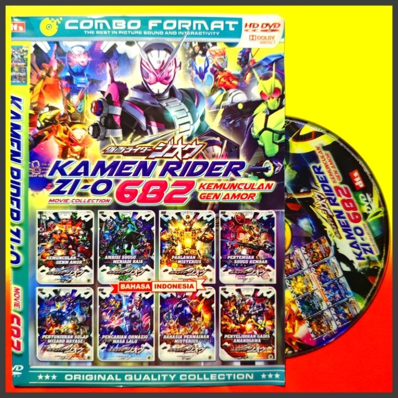 Kaset Film Kartun Anak Koleksi KAMEN RIDER ZI-O Vol. 682 Pilihan Terbaru isi 8 Judul Bahasa Indonesi