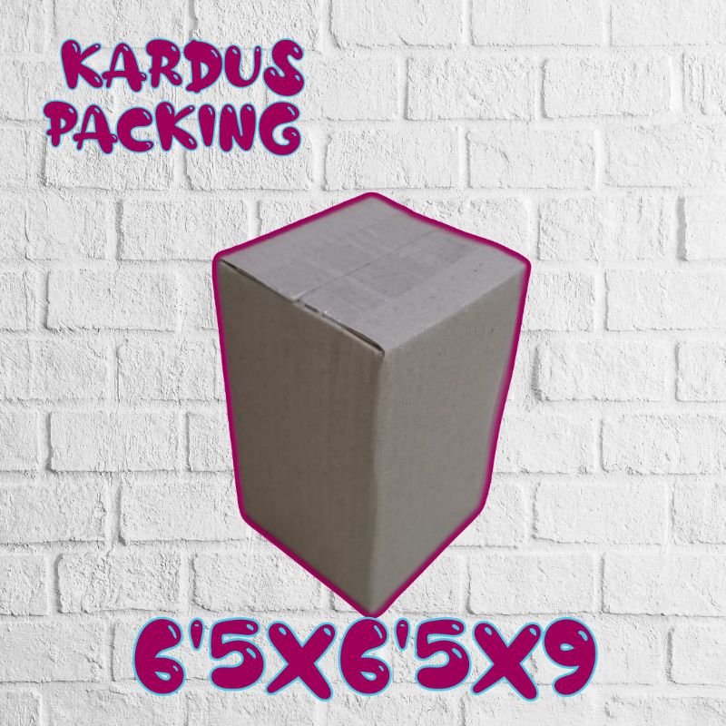 

kardus packing UK 6'5x6'5x9 kardus kecil kardus besar