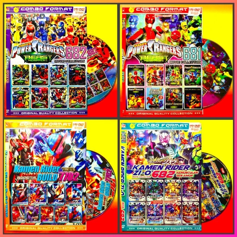 Kaset Film Kartun Anak Koleksi POWER RANGERS BEAST - KAMEN RIDER Pilihan Terbaru Bahasa Indonesia