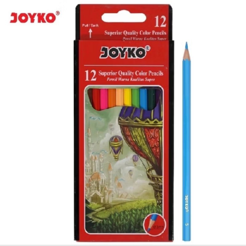 

PENSIL WARNA JOYKO PANJANG ISI 12 WARNA