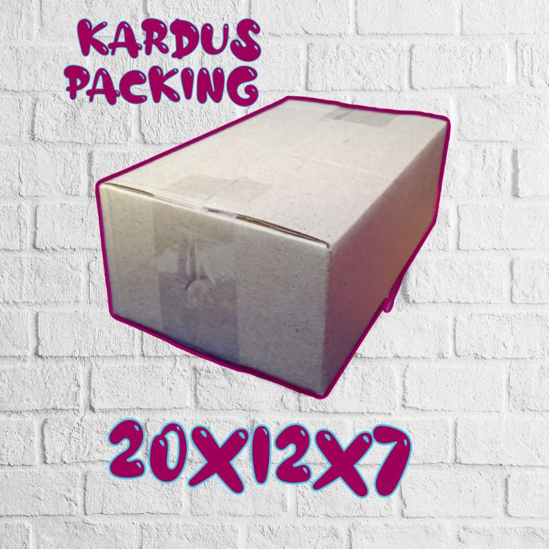

kardus packing UK 20x12x7 kardus besar kardus kecil