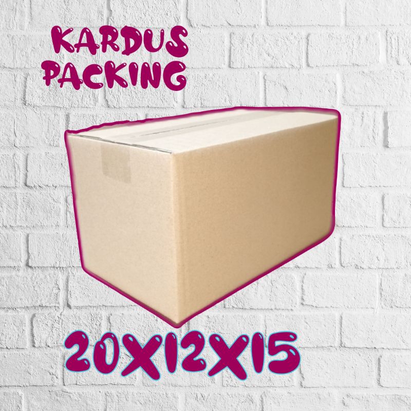 

kardus packing UK 20x12x15 kardus kecil kardus besar