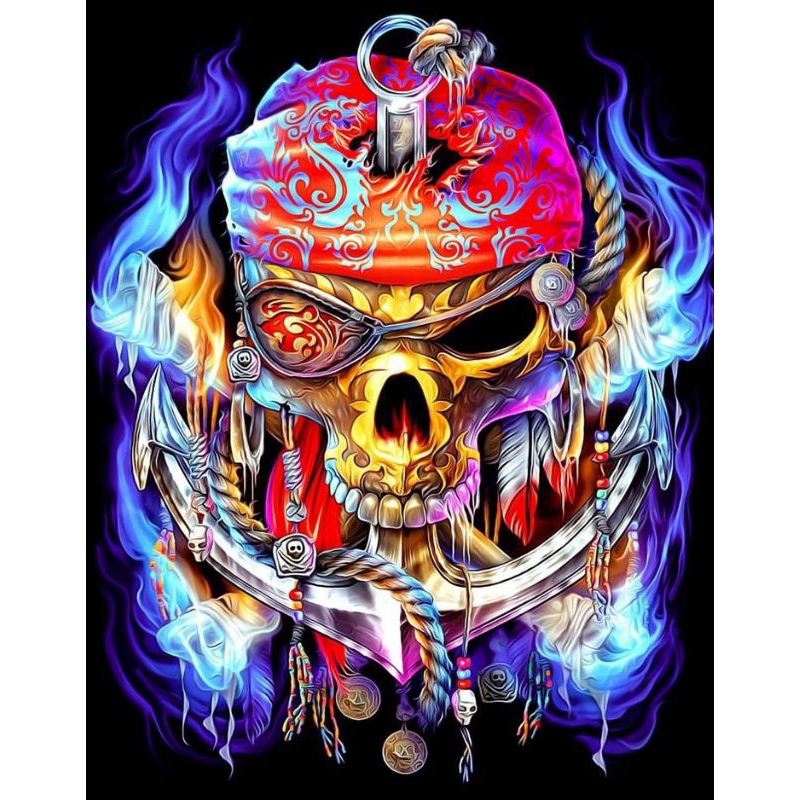 

stiker bajak laut keren, stiker print cuting anti air, ukuran 15 x 20 cm