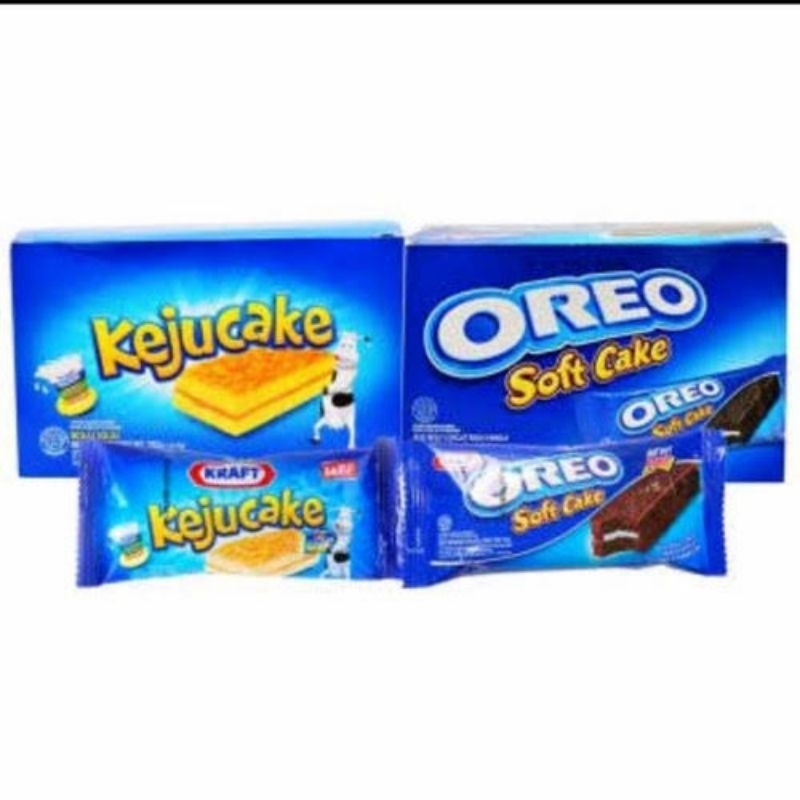 

OREO SOFTCAKE KEJU/COKLAT (1 dus isi 12)