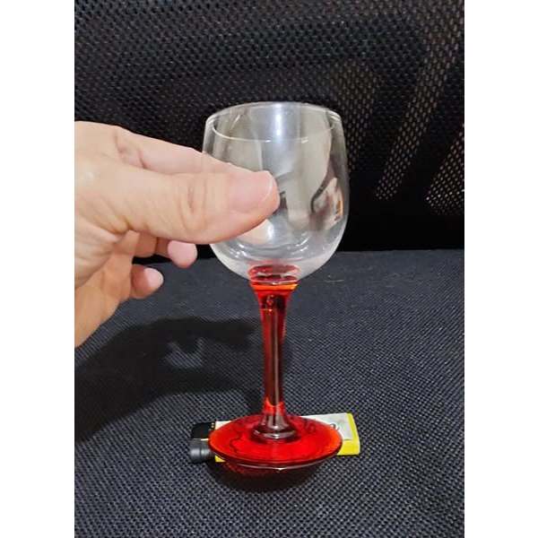 gelas kristal kaki merah gelas wine