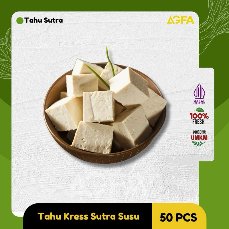 

Tahu Kres / Tahu Kress / Tahu Sutra Susu / Tahu Siap goreng berbumbu / Tahu Kress sutra / Tahu susu