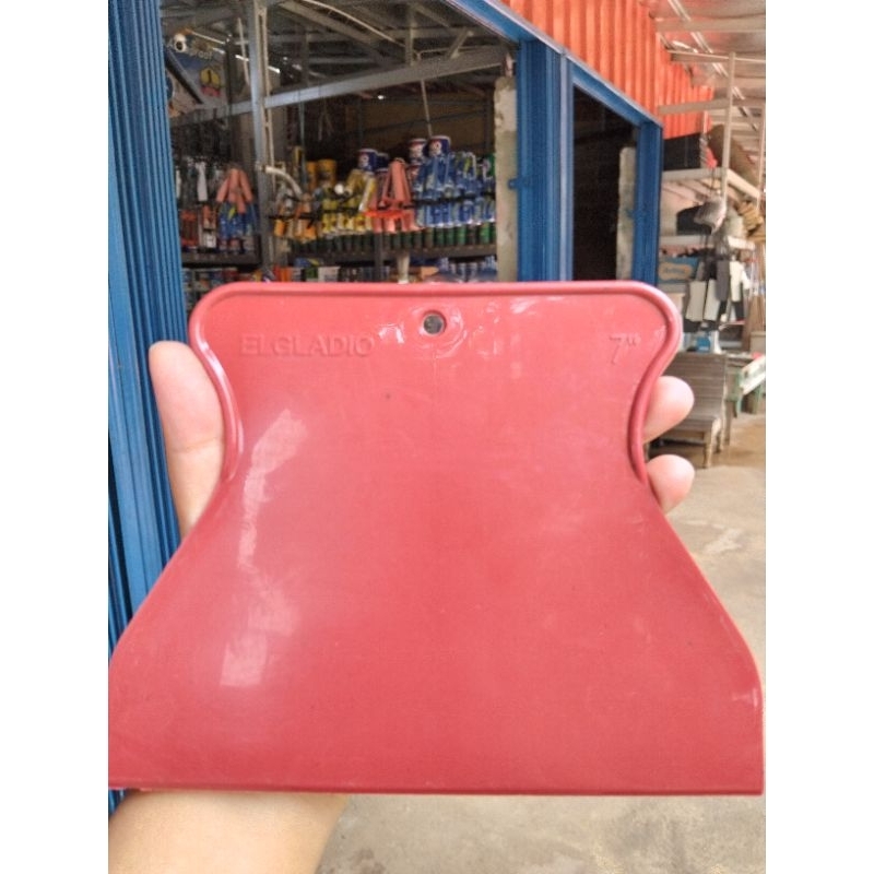 Kape plastik/ kape plamir / kape plastik PVC/ skrap plastik 7inch