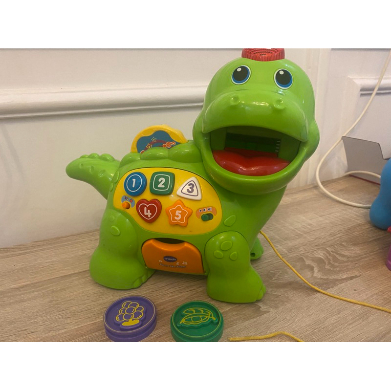 Preloved Mainan Vtech Chomp and Count Dino