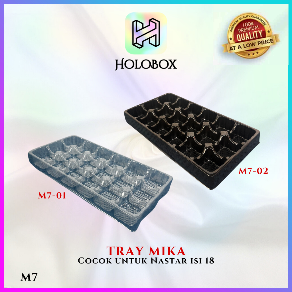 

Mika Tray Kue Tatakan Sekat Nastar Isi 18| M7
