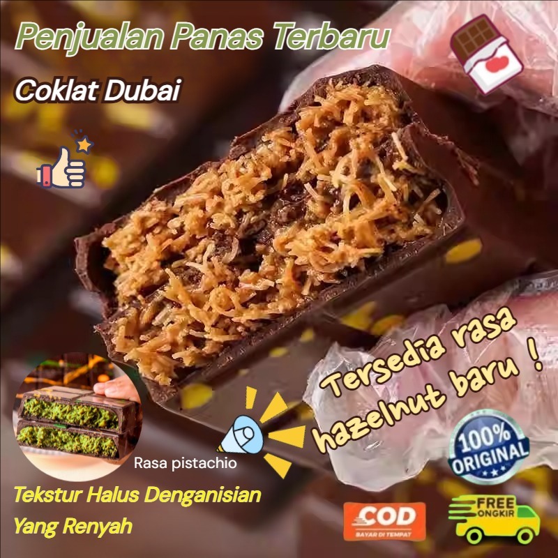 

Asli Dan Otentik | Cokelat Dubai Halal/Cokelat Pistachio Renyah Dubai/100g Cokelat Belgia Kualitas Tinggi 0 Aditif/0 Asam Lemak Trans/Cokelat Pistachio Dubai/Cokelat Pistachio Renyah/Cokelat Selebriti Internet/Rasa Hazelnut