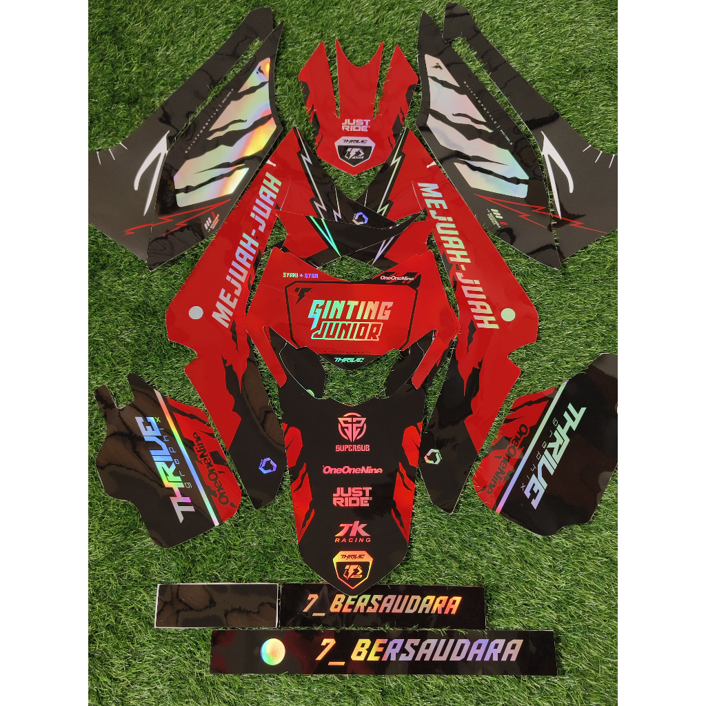 DECAL CRF 150L HOLOGRAM DECAL CRF FULLBODY CUSTOM