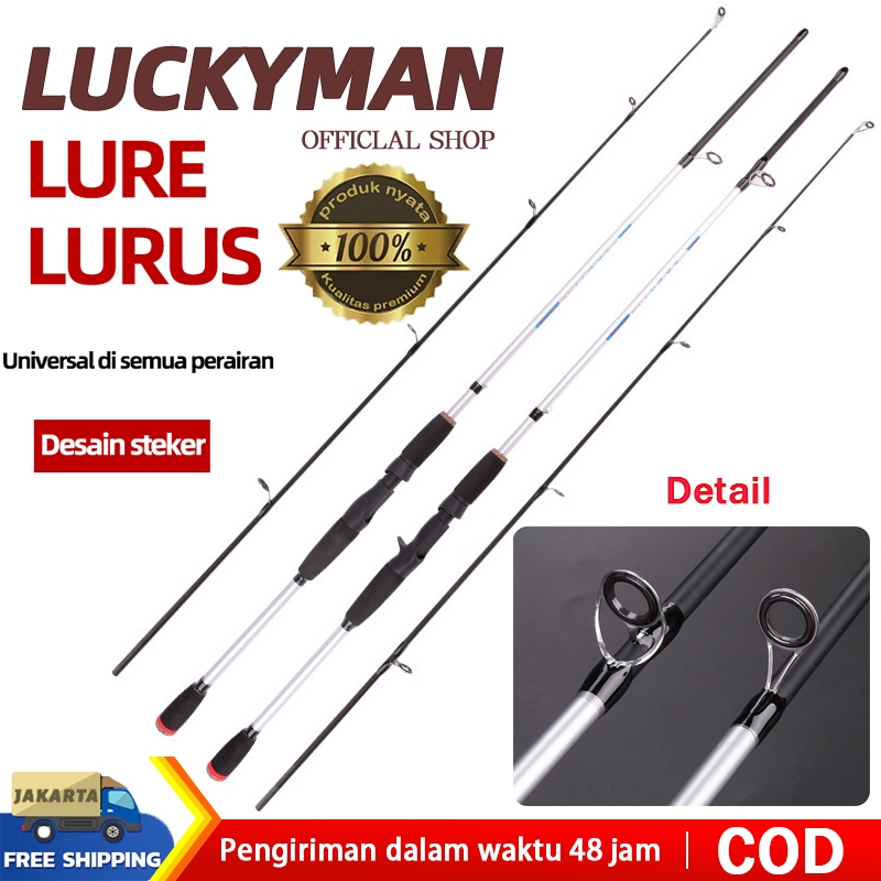 【Promosi】Gagang lurus M yang dapat disesuaikan/joran/tongkat pancing serat karbon murah