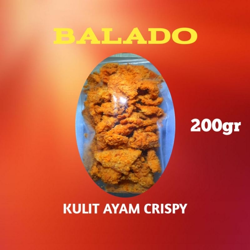 

RASA BALADO / 200gr - KERIPIK KULIT AYAM CRISPY