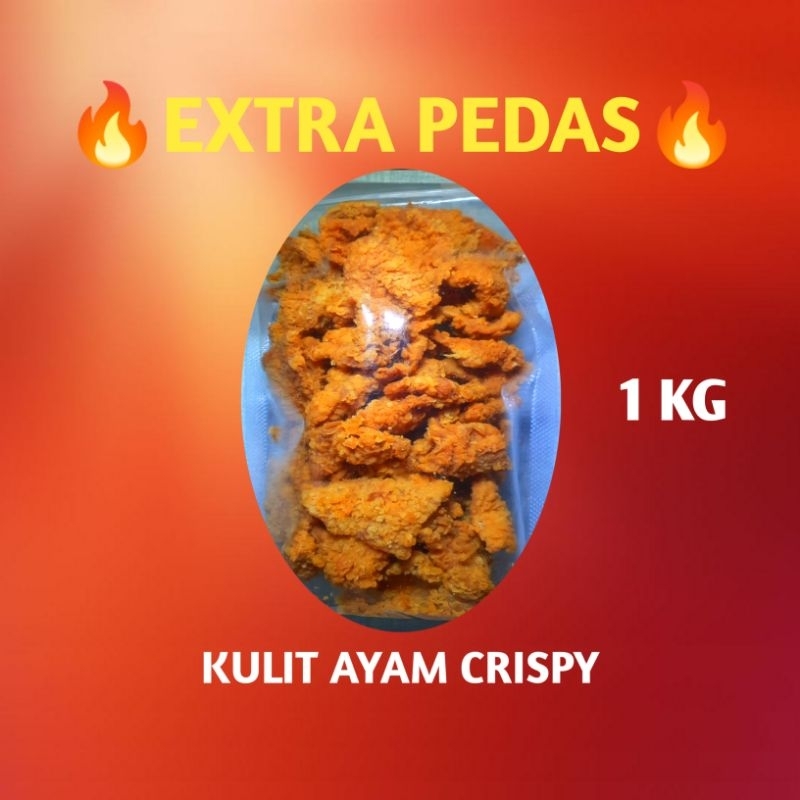 

KULIT AYAM CRISPY RASA EXTRA PEDAS (1kg) 1000gram