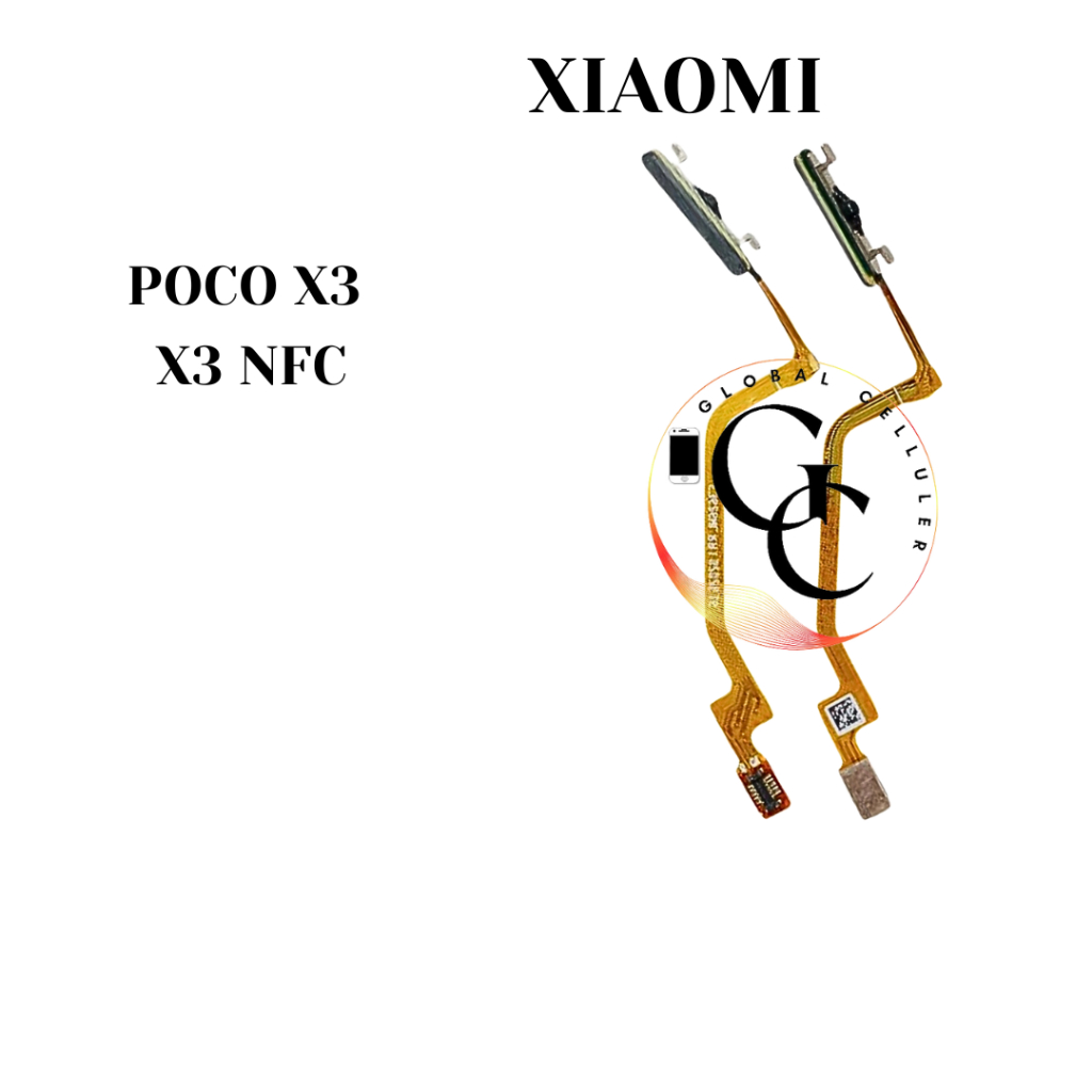 Flexible Finger Xiaomi Poco X3 X3 NFC Original (Flexible Sidik Jari Fingerprint)