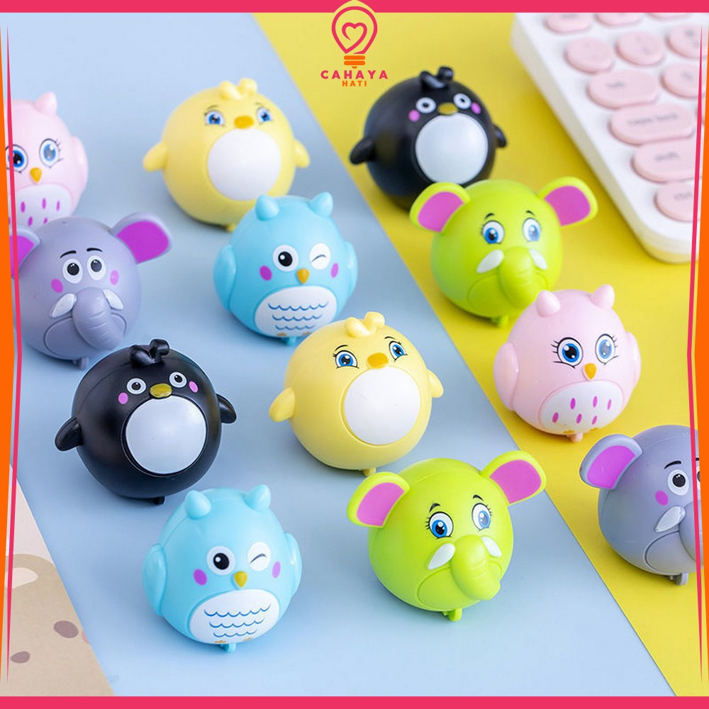 Mainan Anak Pull Back Karakter Hewan / Maenan Mobil Mobilan Kecil Bentuk Hewan Lucu Kids Toys Pull Back Car Kartun Cahaya Hati M317
