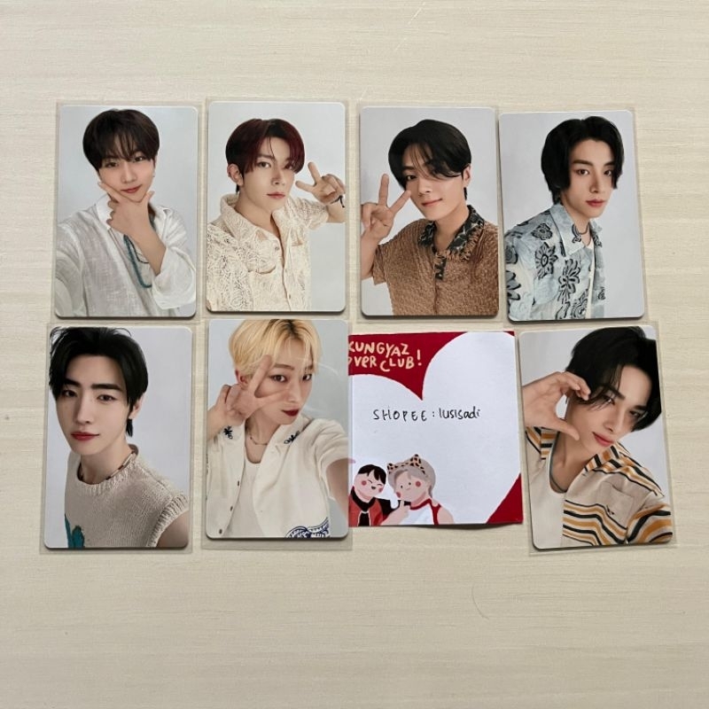 ENHYPEN Beside Hoodie PC Photocard - Jungwon, Heeseung, Jay, Jake, Sunghoon, Sunoo, Ni-ki