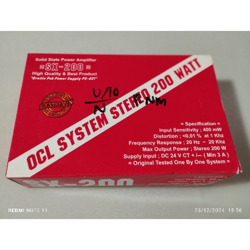 Kit Power Amplifier SX-200 Watt