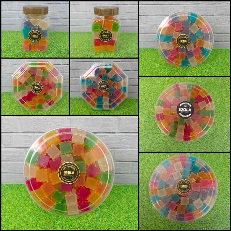 

Manisan Agar Agar Kering / Kohakuto / Edible Crystal / Crystal Candy / Permen Kristal / Agar - Agar Kering