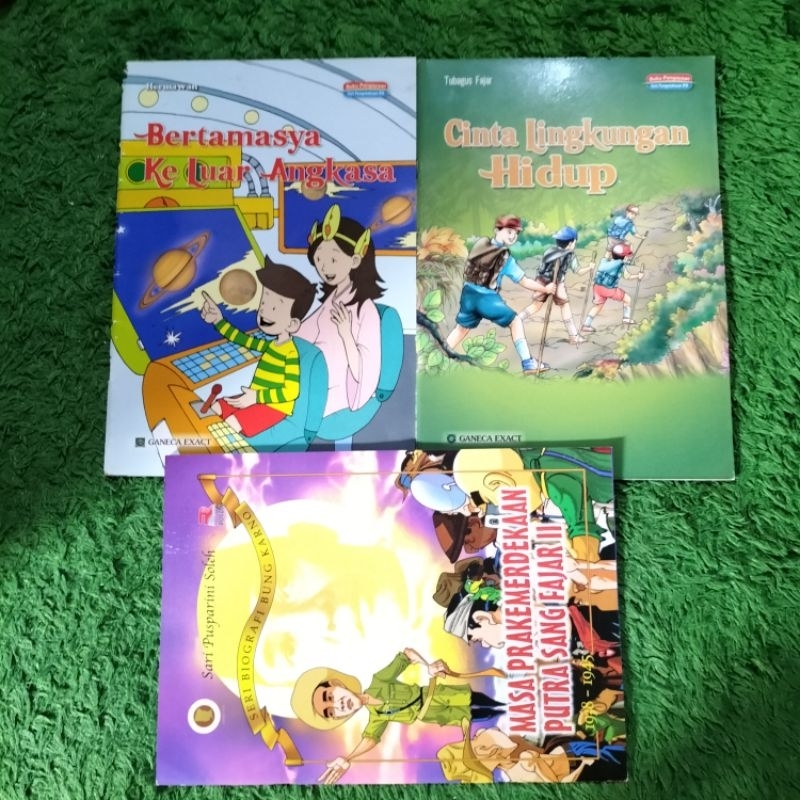 ORIGINAL BUKU CERITA ANAK DAN DONGENG BERTAMASYA KE LUAR ANGKASA CINTA LINGKUNGAN HIDUP MASA PRAKEME