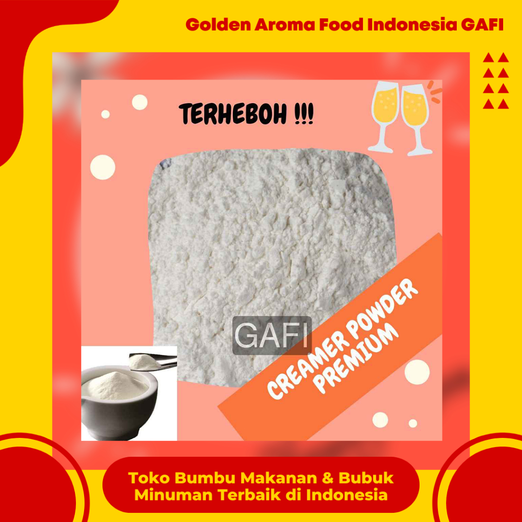 

Gafi Food Bubuk Krimer Powder Premium 1 Kg enak lezat halal, Creamer Powder Premium 1Kg