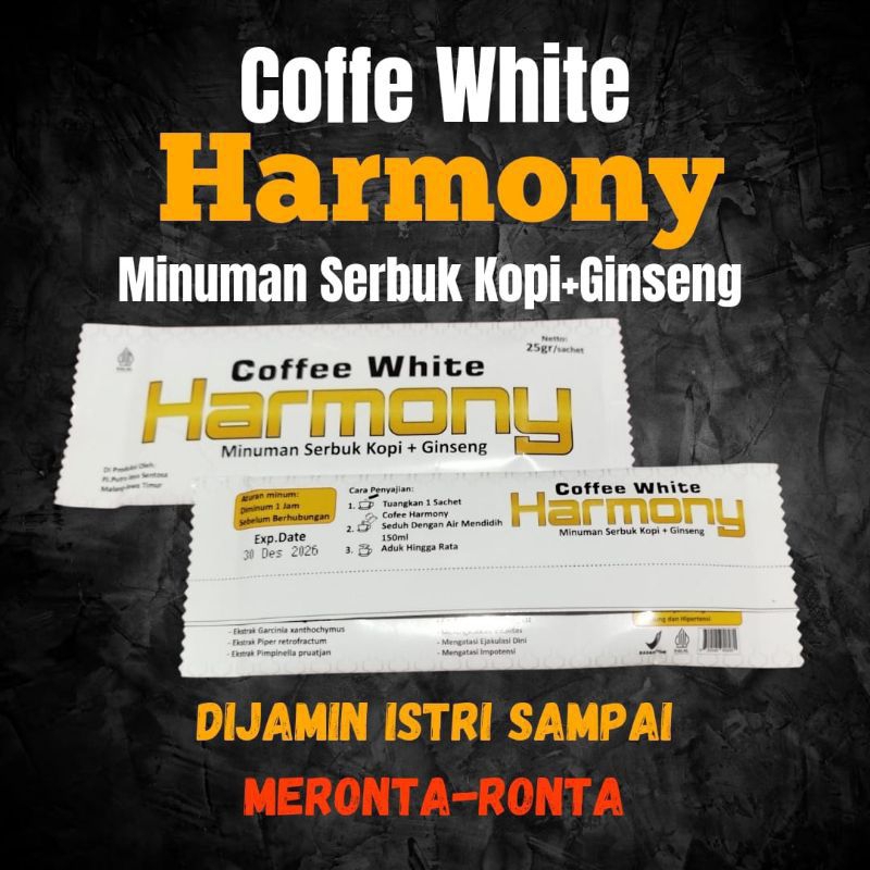 

Coffee White Harmony Minuman Serbuk Kopi + Ginseng
