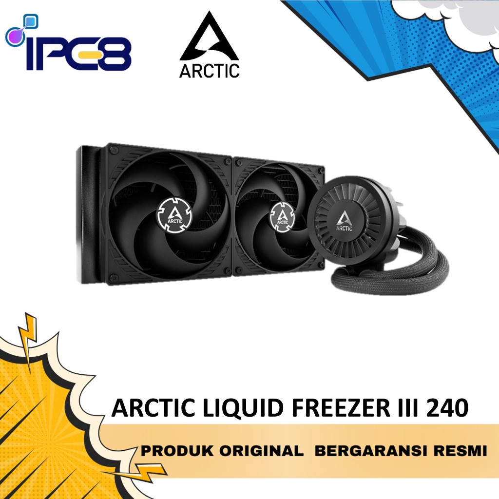 ARCTIC CPU COOLER LIQUID FREEZER III 240 MULTI COMPATIBLE AIO CPU WATER COOLER