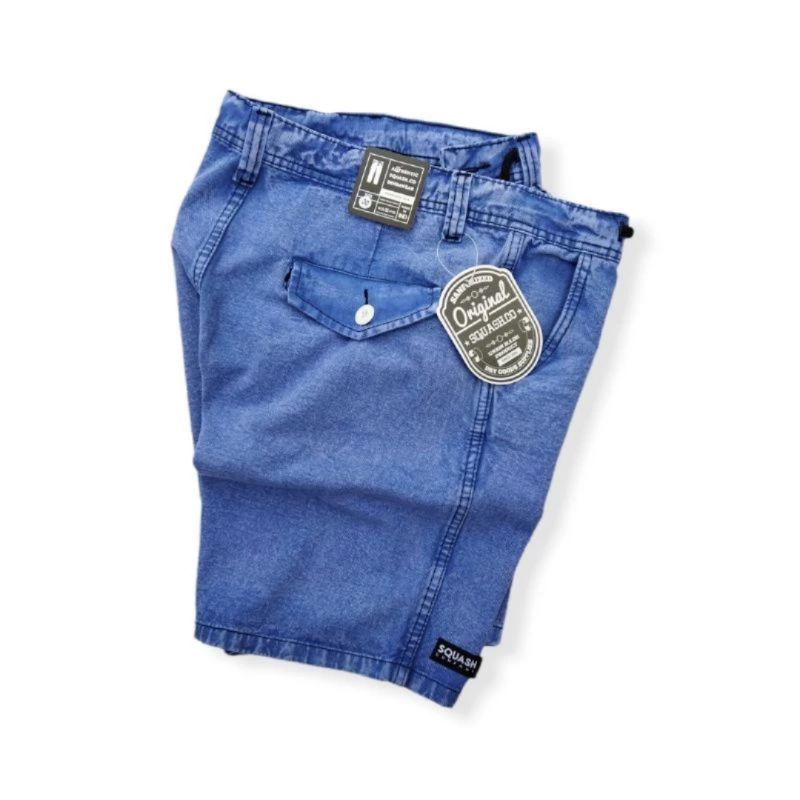 Celana Pendek Jeans Pria Diatas Lutut CelanaPendek Jean Snow Wash Cowo Celana Pendek Distro
