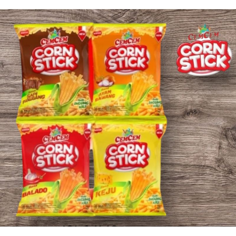 

Cemcem Corn Stick Sapi Panggang,Balado,Keju, dan Ayam Bawang 15 gr (1 renceng isi 10)