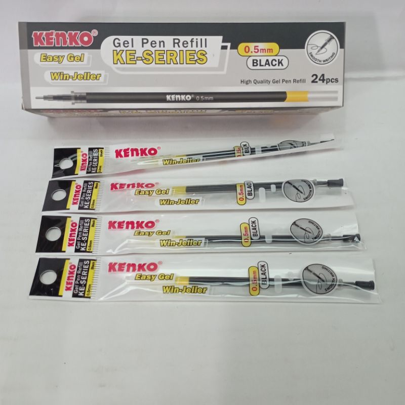 

KENKO EASY GEL PEN REFILL 0,5mm (hitam) / 4 pcs