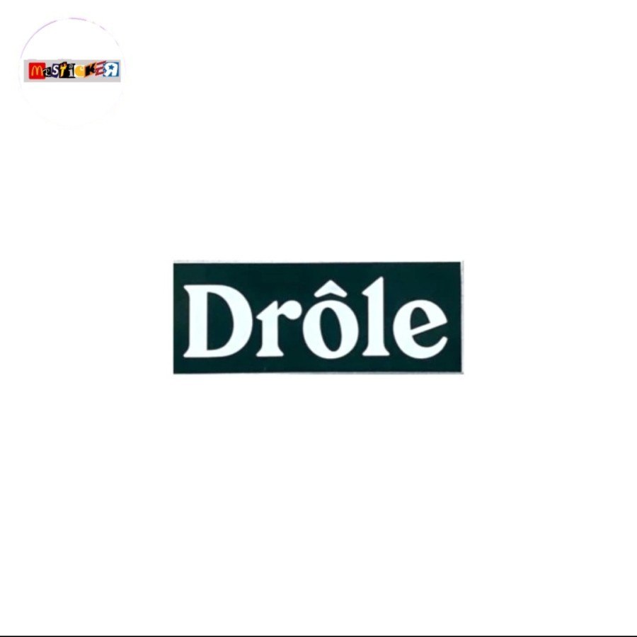 

sticker Drole de Monsieur logo stiker