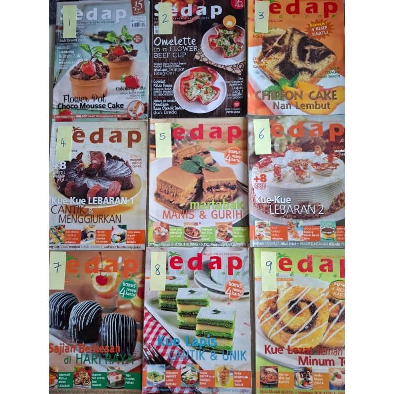 Majalah Sedap Sekejap Bekas second preloved
