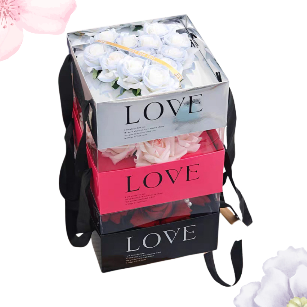 

Flower Box Love Heart Lona Box