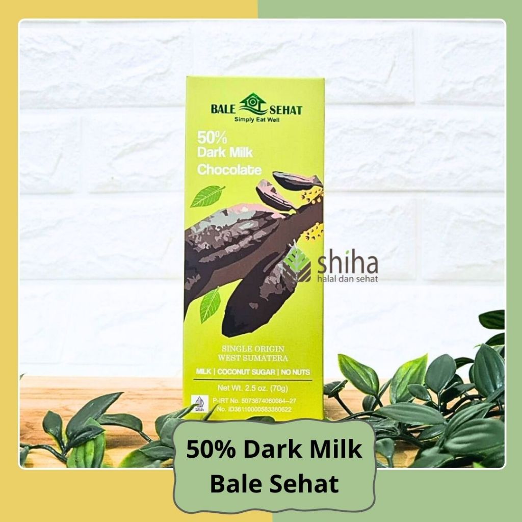 

SHIHA - Dark Milk Chocolate 50% Bale Sehat 75 gram