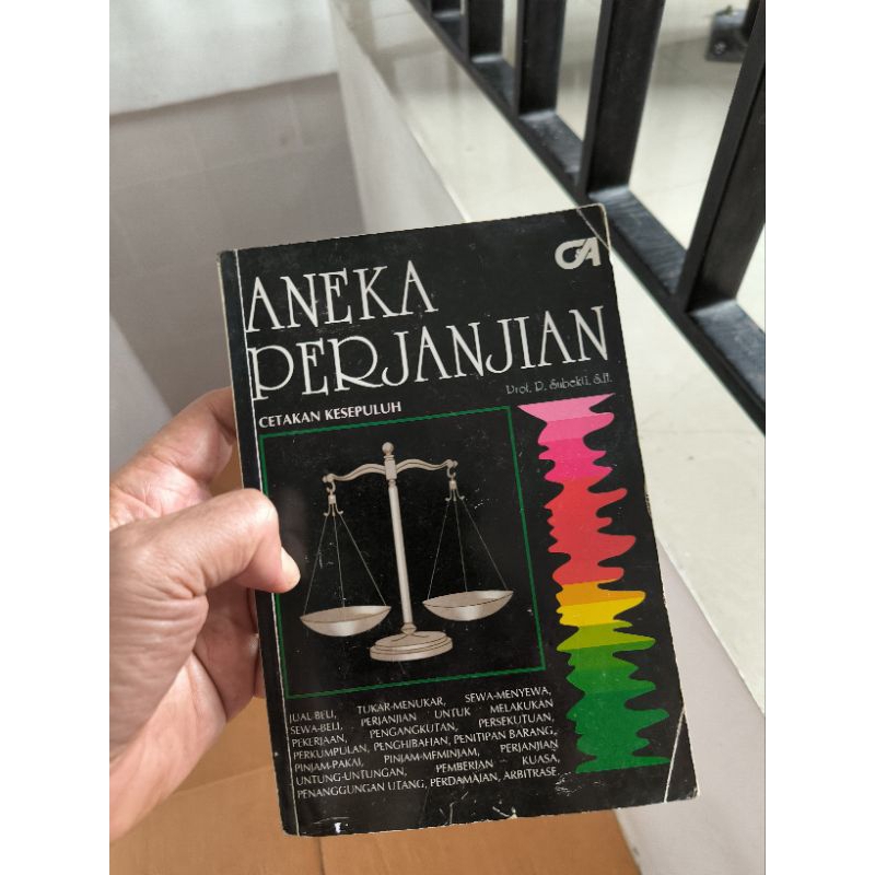

Buku Aneka Perjanjian cetakan sepuluh by Subekti