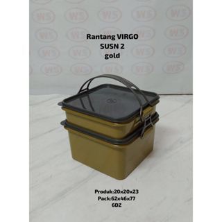 RANTANG VIRGO SUSUN 2 gold / RANTANG HAJATAN / RANTANG MAKANAN