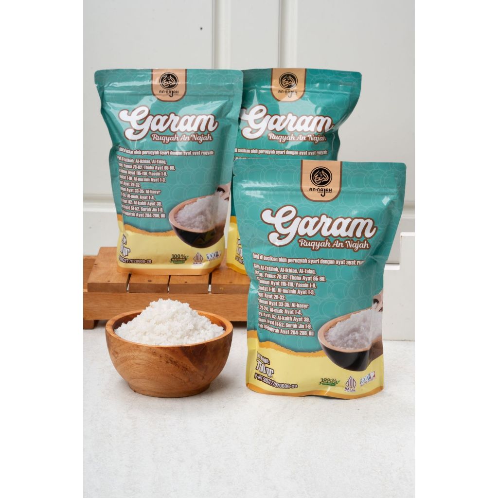 

Garam Ruqyah Annajah Original 100% Tolak Bala , membuka Aura Positif Tubuh , Rejeki , Kesehatan , Enteng jodoh Dll