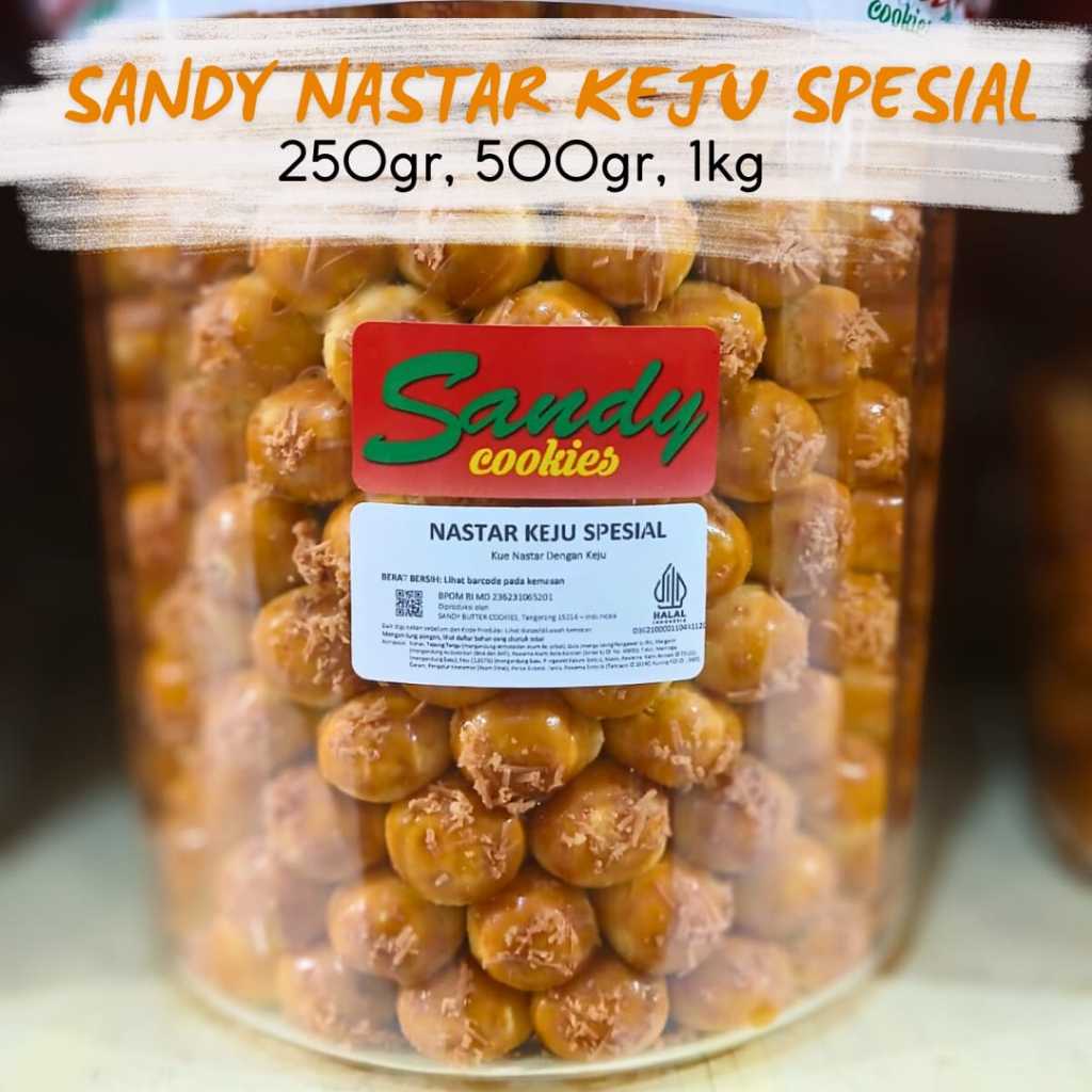 

SANDY ANEKA KUE KERING NASTAR | KASTANGEL | LIDAH KUCING SPESIAL KEMASAN MIKA 250 GRAM 500 GRAM 1 KG