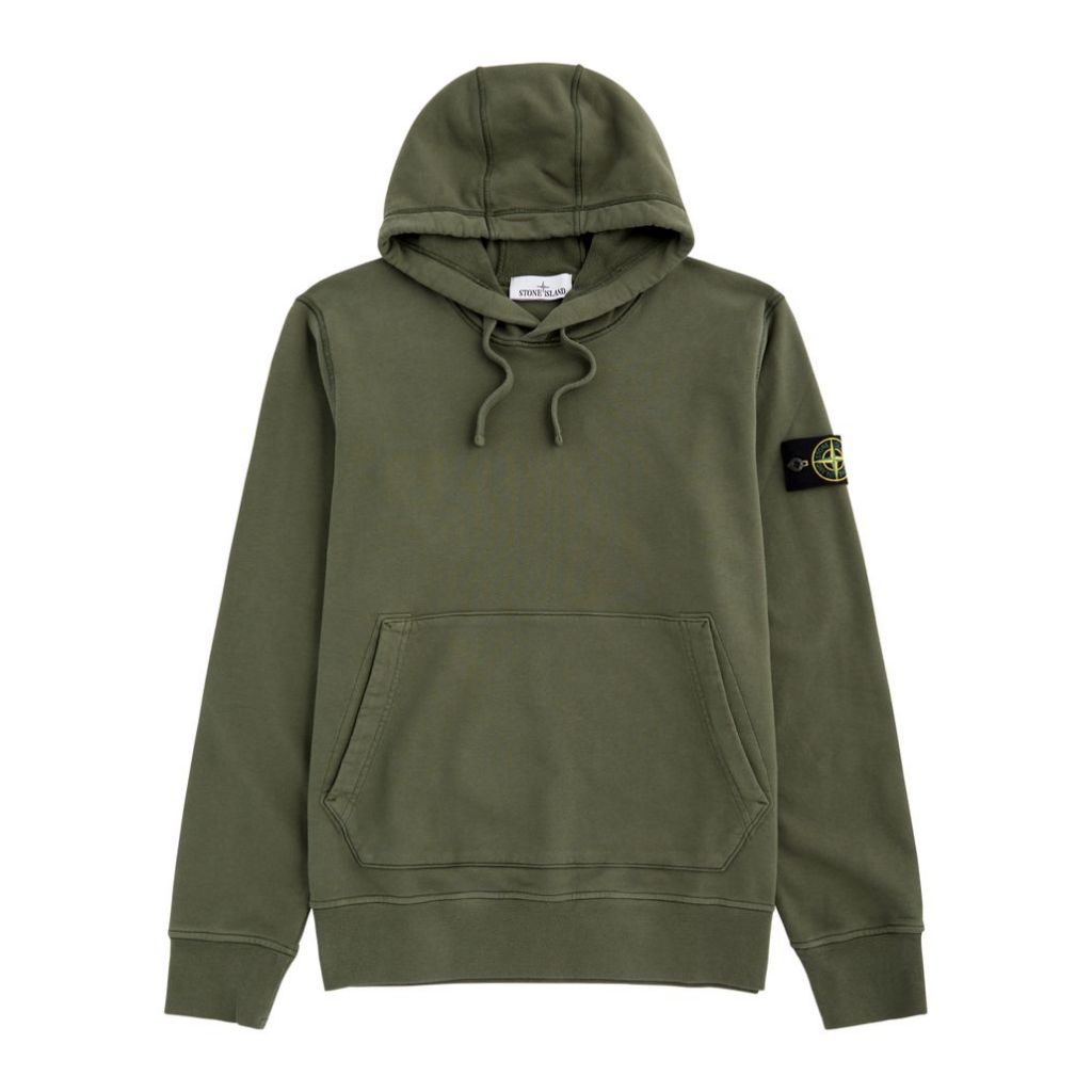 Hoodie Stone Island Pria Keren Emblem Ori Dilengan / Sweatshirt Stone Ootd Fashion Skena Termurah