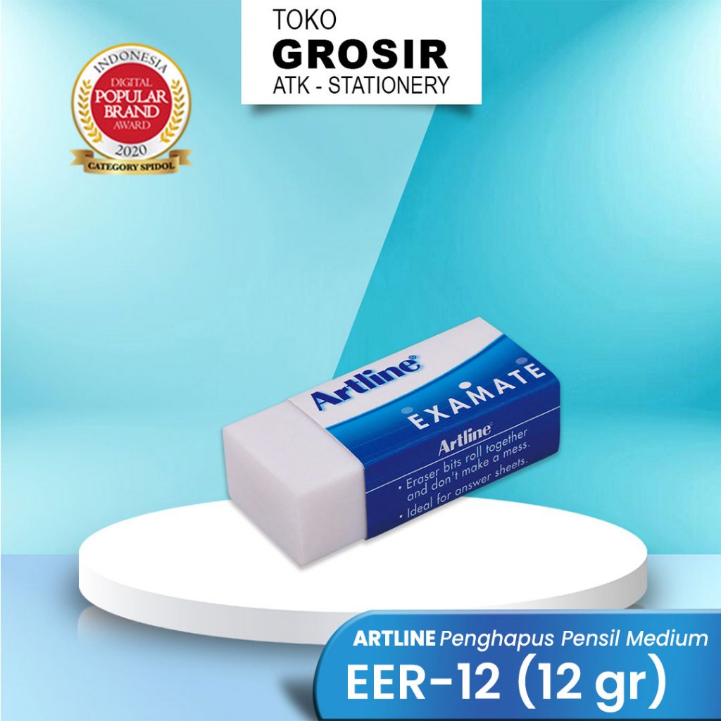 

GROSIR Penghapus Pensil Ujian Artline EER-12 (30 PCS) Medium