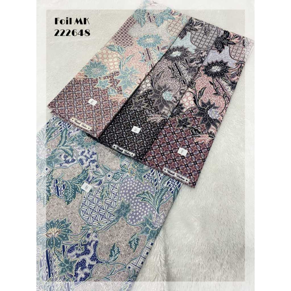 BAHAN BATIK METERAN PREMIUM POLYESTER VOLUME 1 / KAIN BATIK PREMIUM BAJU SERAGAM KELUARGA PESTA