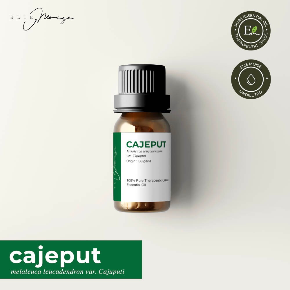 5ml - 10ml Elie Moise Organic Cajeput Oil / Minyak Kayu Putih Essential Oil - Aroma Terapi Organik