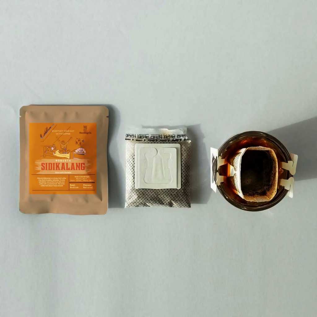 

Drip Coffee Varian Robusta Sidikalang From North Sumatra 5 pcs / kopi drip bag / kopi instan