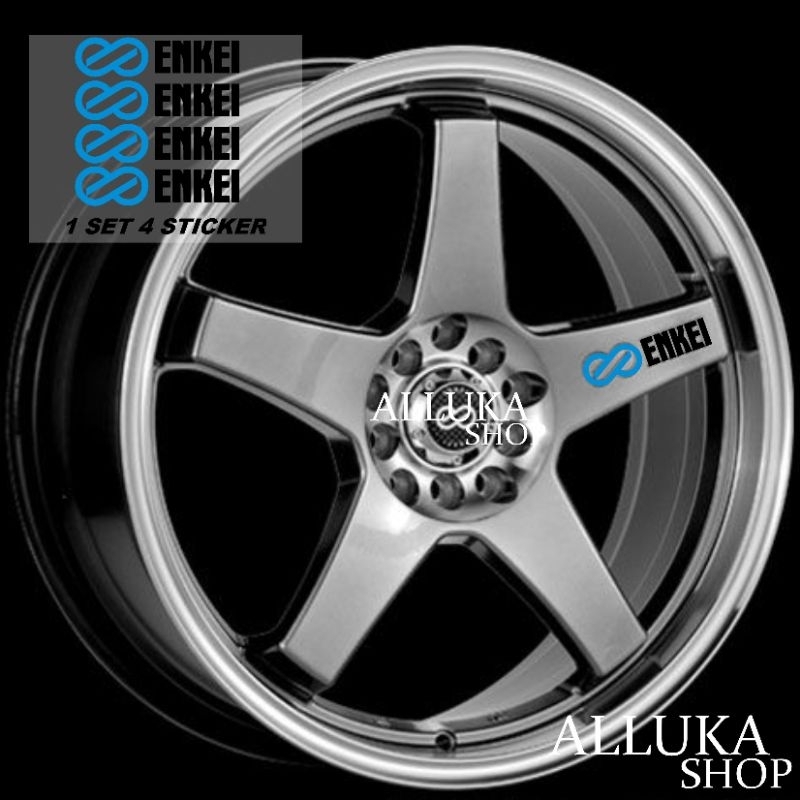 sticker velg mobil. sticker velg enkei