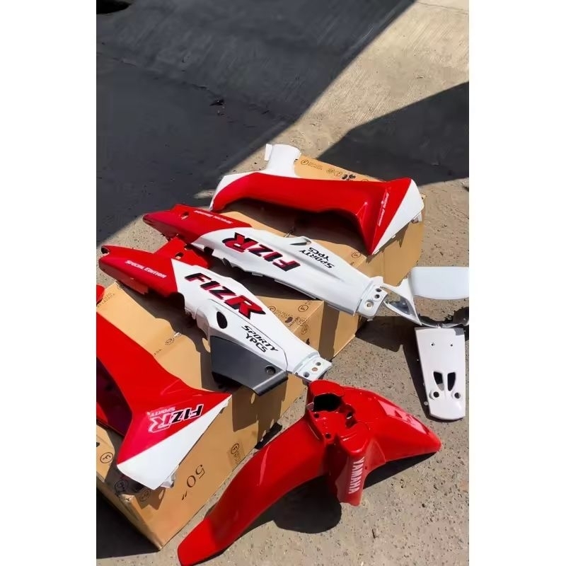 Cover body bodi yamaha fizr F1zr marlboro merah putih cover body halus fizr