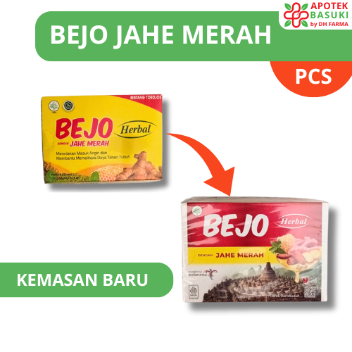 

BEJO tolak masuk angin cair jahe merah herbal box isi 12