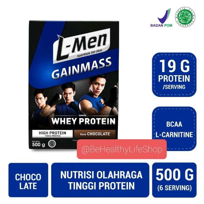 

PROMO !!! L-Men Gain Mass Taro 200g - Suplemen Penambah Massa Otot Tinggi Whey Protein