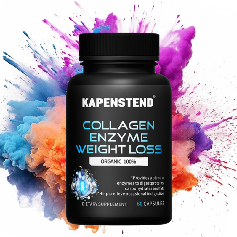 KAPENSTEND Collagenase, 60 Tablet Kolagen, 1000 mg, untuk Rambut Sehat, Suplemen Kolagen