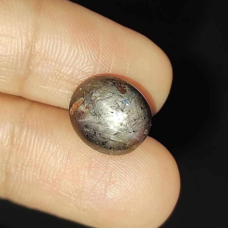 Natural Permata Ruby Star Gondola (J) / Permata Black safir / Rubi Star Gondola Asli